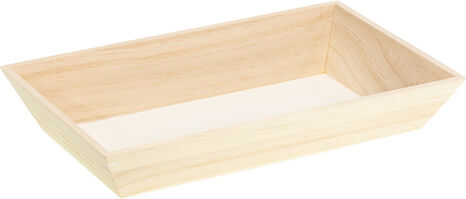 Tablett aus Holz, 30 x 18 cm