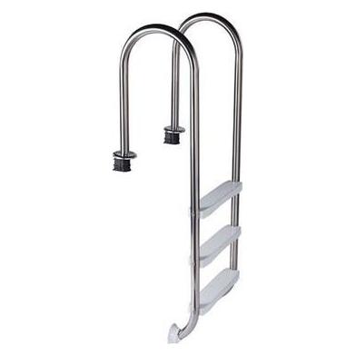 Azuro Edelstahlleiter SLIM 3-Stufen - für Pools über 1,10m Höhe (36147283)