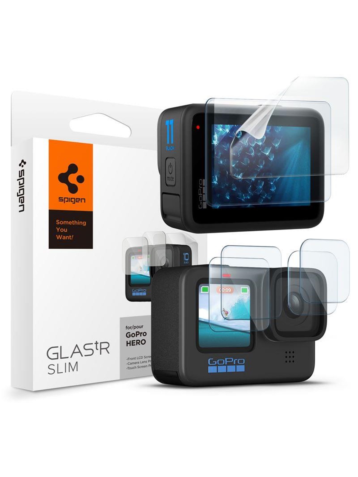 Spigen Glass tR SLIM Multi Pack F2P/L2P - GoPro Hero 4K