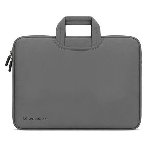 Wozinsky WNT-15G 15,6"-Laptoptasche mit ausziehbarem Neoprengriff - Grau (15.60", Universal) (1409315874)