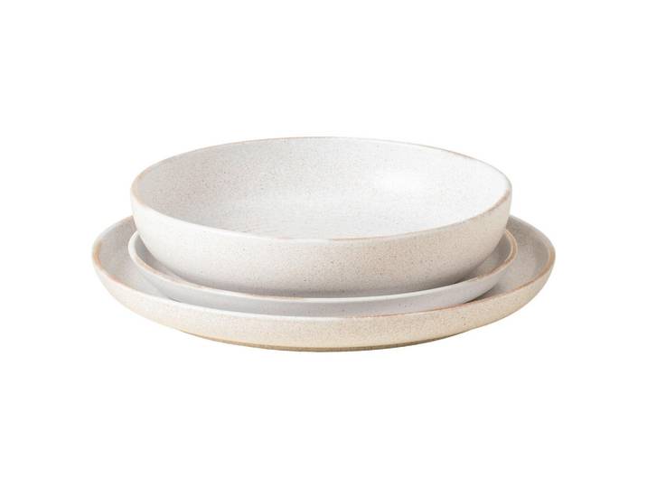 Costa Nova Kombiservice Vermont, Creme, Weiß, Keramik, 12-teilig, Handmade in Europe, Essen & Trinken, Geschirr, Geschirr-Sets, Kombiservice