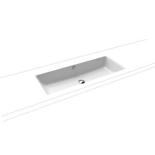 Kaldewei Puro onderbouwwastafel, alpinweiß, 90 x 38,5 cm