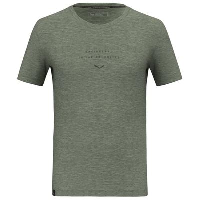 Salewa - Eagle EITD Alpine Merino T-Shirt - Merinoshirt Gr 48 shadow