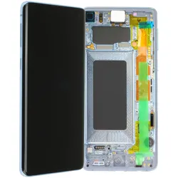 LCD-Kompletteinheit für Samsung Galaxy S10 G973F, Prism Blue