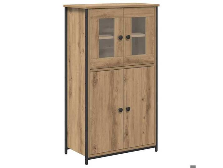 Black Friday Haut Armoire/Cabine cuisine Vidaxl Placard Chêne artisanal - 62x32x106 5 cm Vidaxl pour Couloir Chambre bureau -