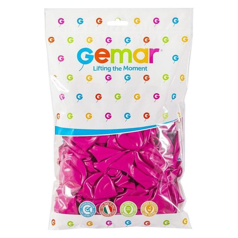 Gemar Pastellfarbene Luftballons in Dunkelrosa, 100 Stück (100x) (47594431)