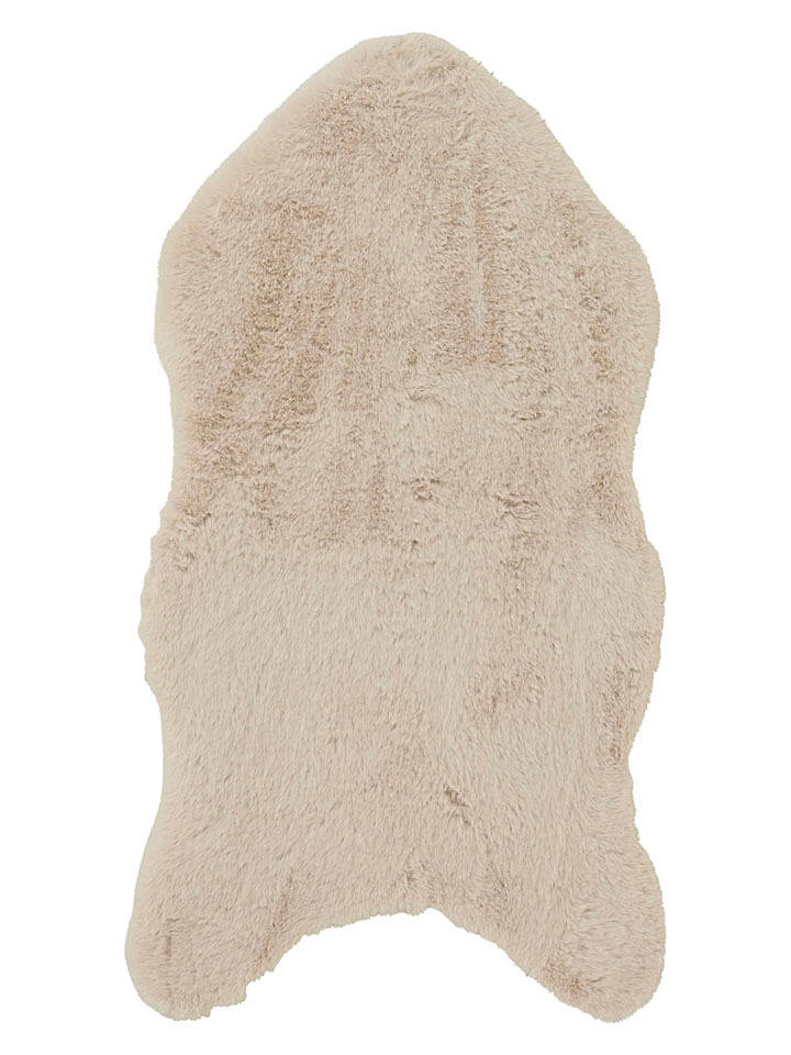 Kaeming Kunstfell-Teppich in Creme - (L)90 x (B)50 cm - onesize