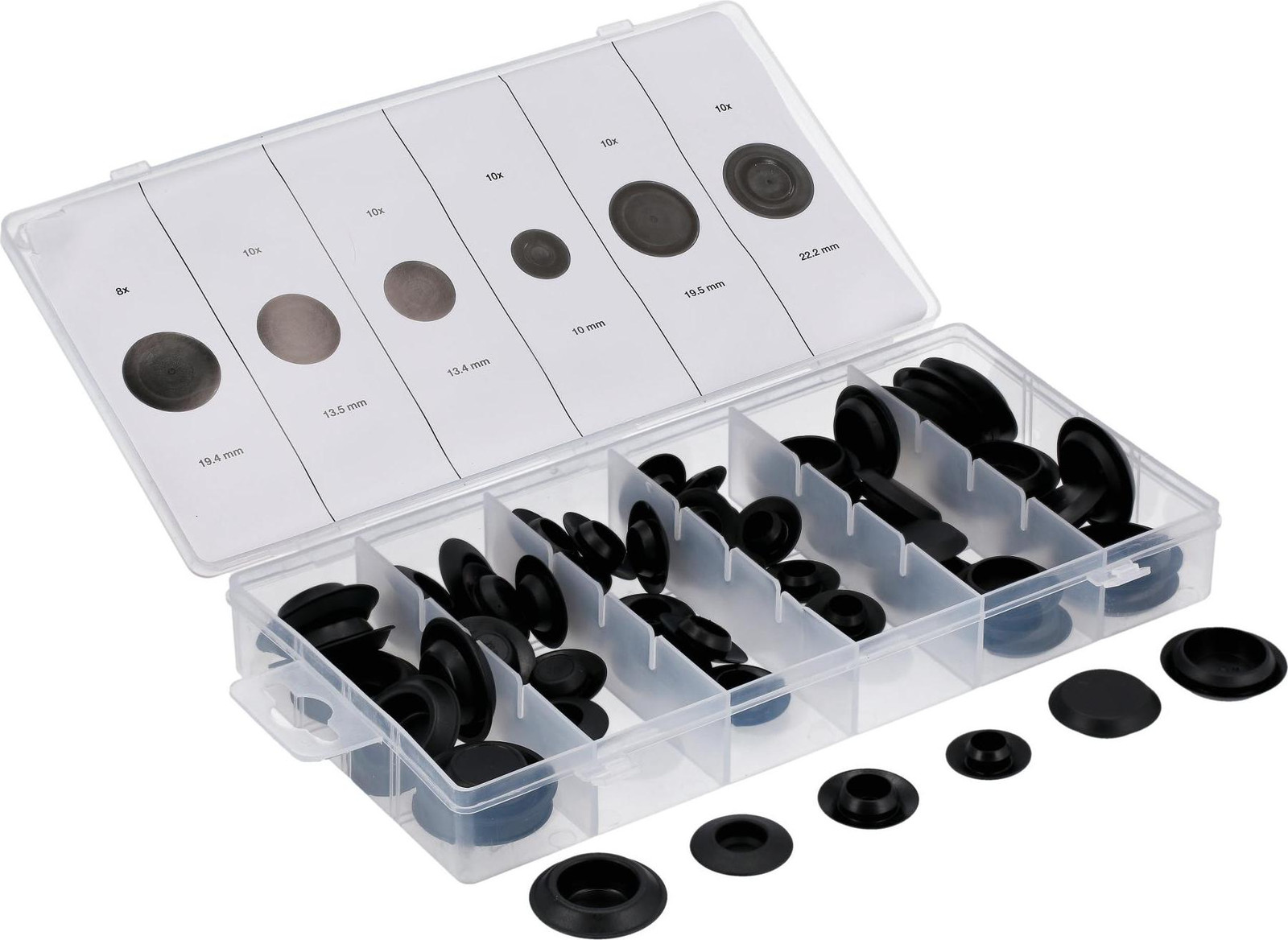 BGS technic Assortiment plastic pluggen, 130 mm, 130 gram