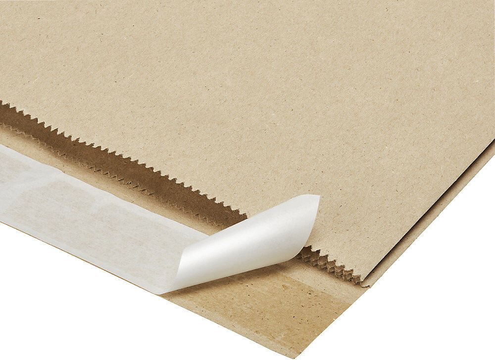Faltentasche Graspapier, grüngrau, LxB 410 x 260 mm, VE 300 Stk ratioform terra