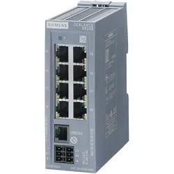 Siemens ScalanceXB208 managable layer IE-Switch (8 Ports), Netzwerk Switch, Grau