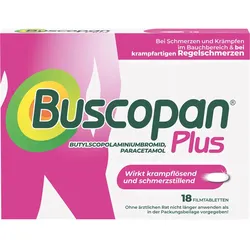 Buscopan Plus 10 mg/500 mg Filmtabletten 18 ST