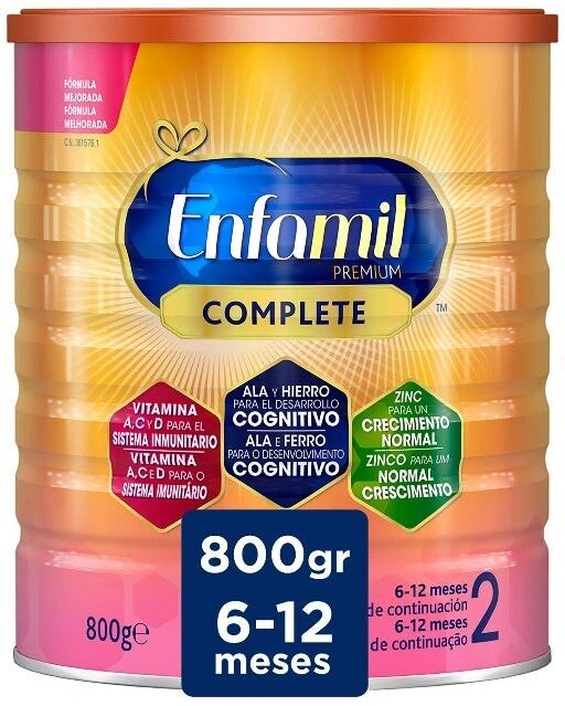 Enfamil 2 Premium Leche En Polvo Infantil 800 Gr