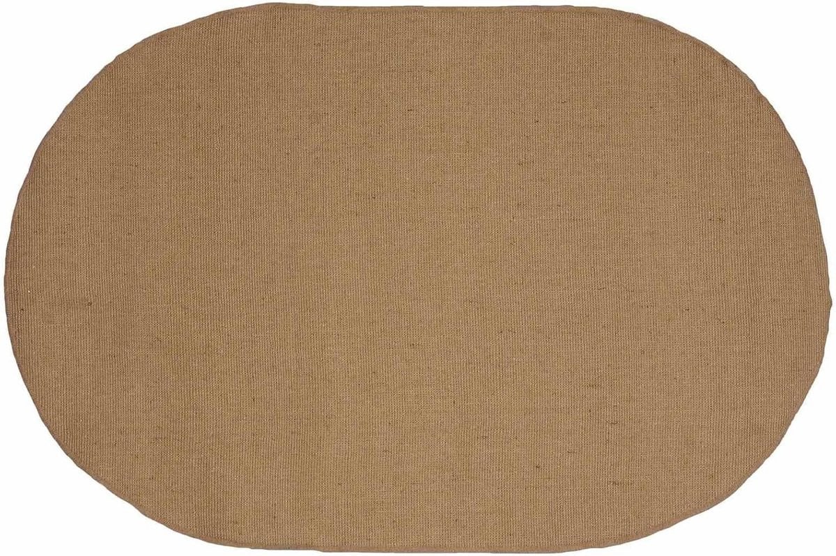 Handgemaakt Jute Vloerkleed Naturel - Rechthoekig - 100 x 152 cm