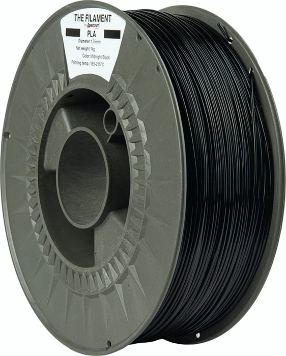 The Filament PLA 1.75mm Midnight Black 1kg