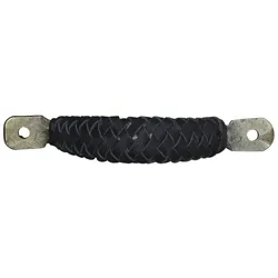 Chic Antique Griff geflochten, H2/L11,5 cm, antik kohle