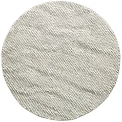Handgewebter Naturteppich   ¦ beige ¦ Wolle Ø: 160.0