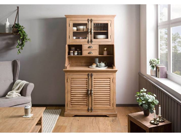 Buffet Mango 106x60x196 beige geölt TOULOUSE #04