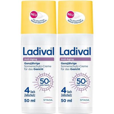 Ladival Anti-Aging Sonnenschutz-Creme LSF 50+ 2x 2x50 ml Creme