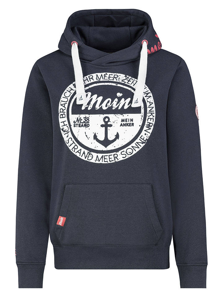 Eight2Nine Hoodie in Dunkelblau - S