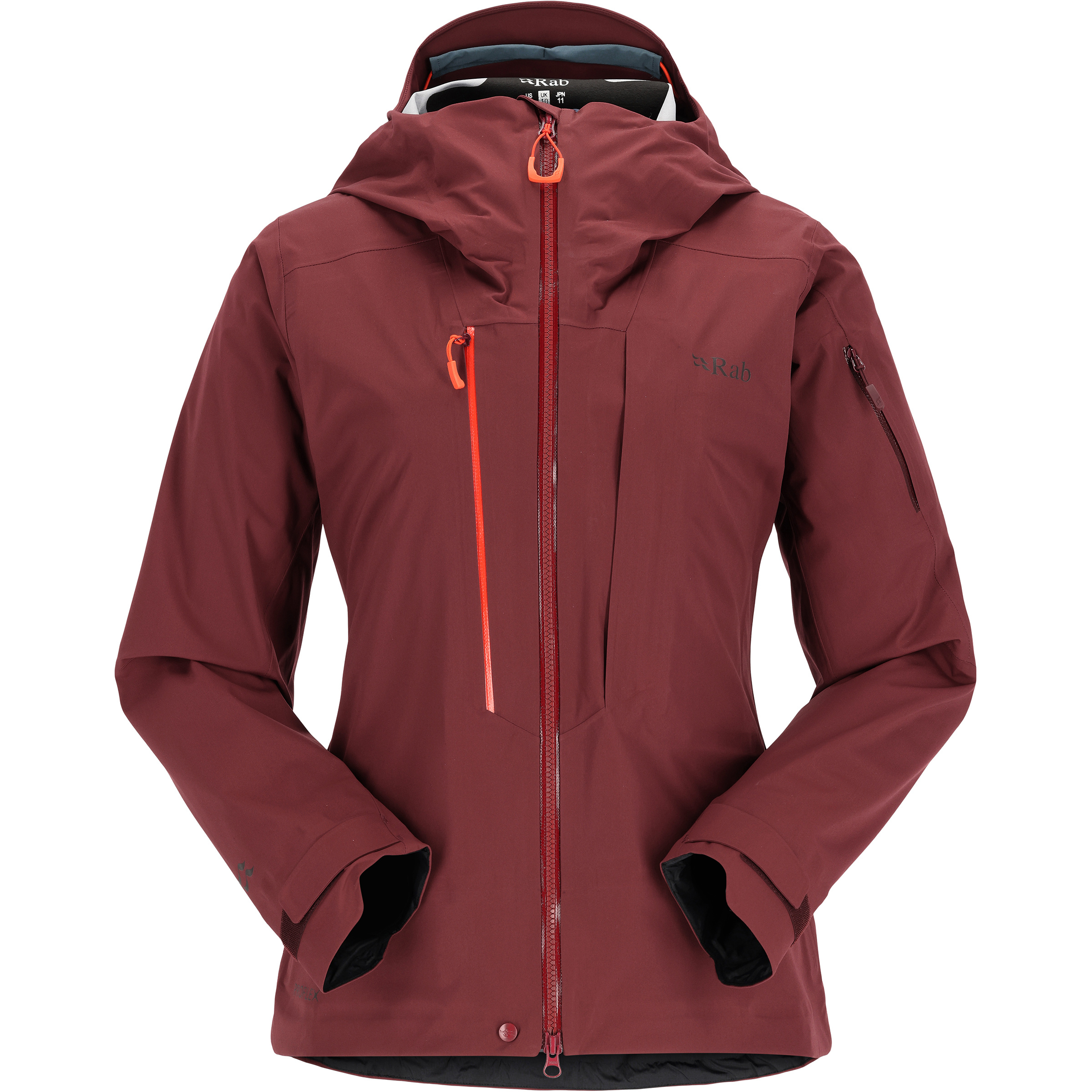 Rab Khroma Kinetic Damen Regenjacke rot Größe S Trekking Wasserabweisend