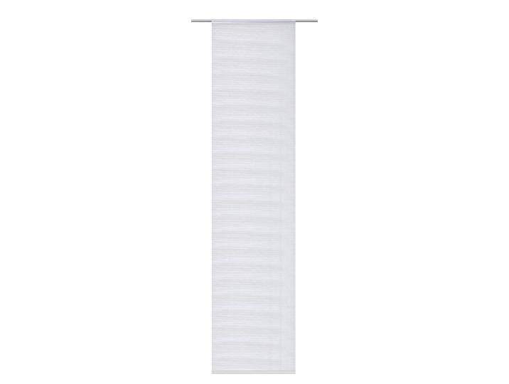 Home fashion Schiebevorhang Bambus-Optik Versteift, Polyester, Wollweiß, 245 x 60 cm, 1 Einheiten