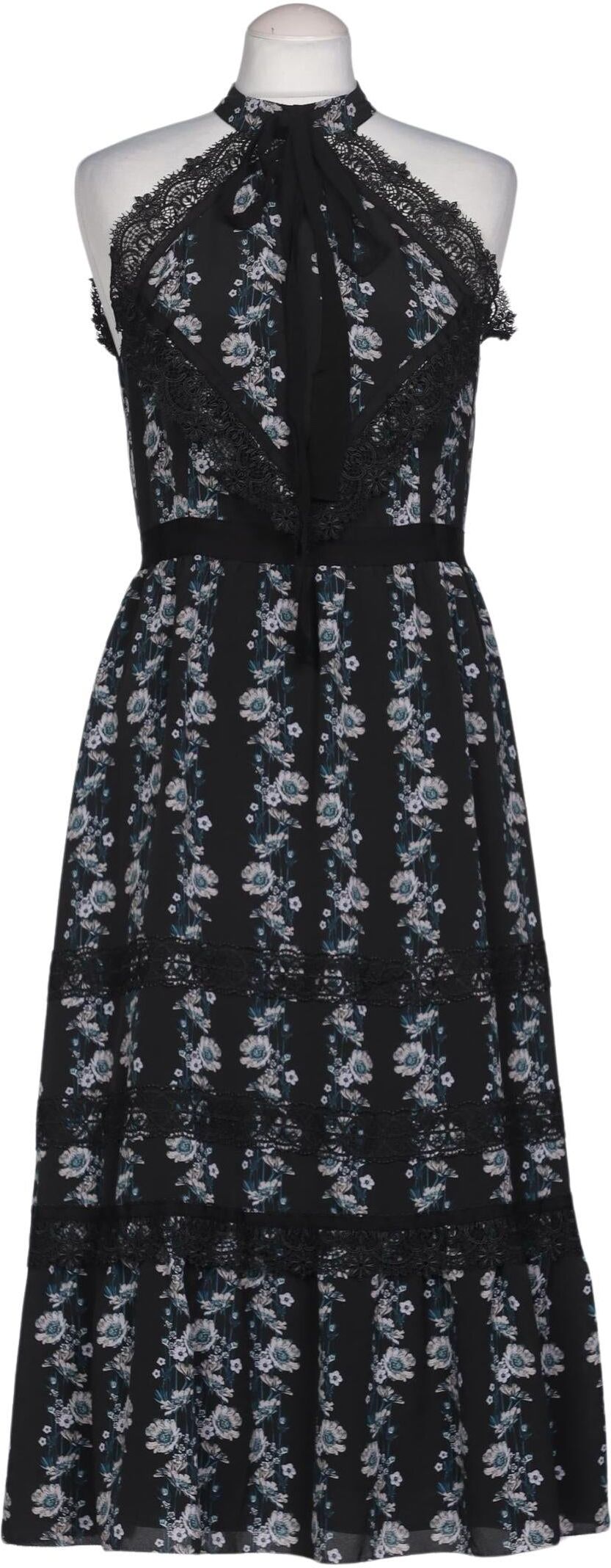 Erdem x H&M Damen Kleid, Schwarz, Gr. EU 40, Synthetik - Second Hand