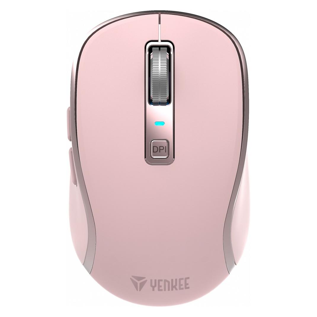 Yenkee DUAL WiFi+Bluetooth wireless mouse, 2400DPI battery (Kabellos) (YMS 2085PK NOBLE)