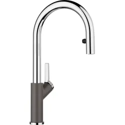 Blanco CARENA-S Vario Küchenarmatur 521359 SILGRANIT-Look felsgrau/chrom