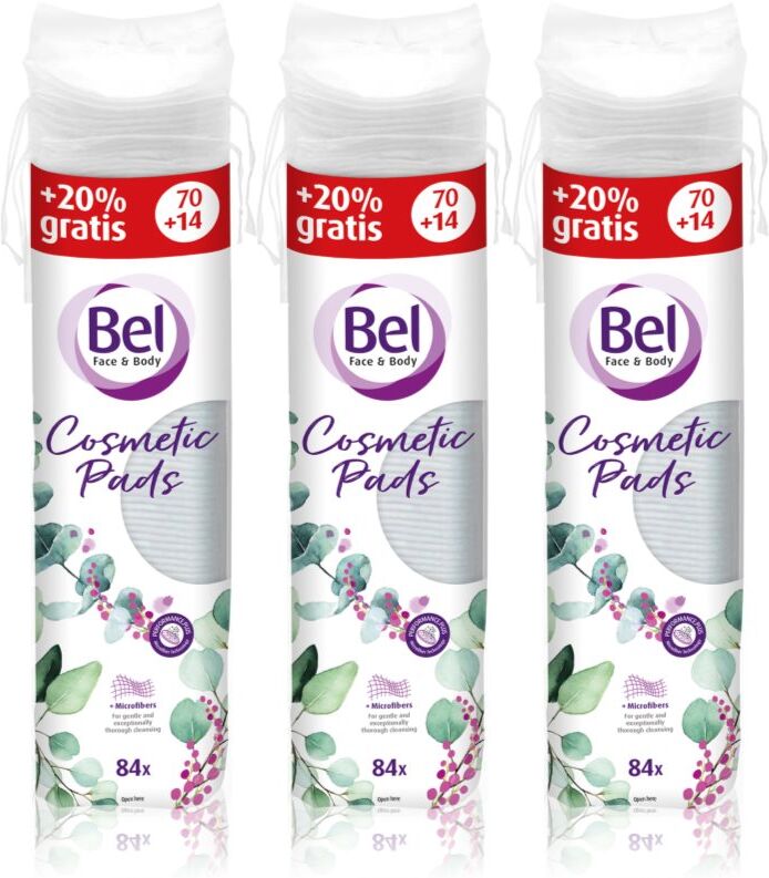 Bel Face & Body cotons démaquillants conditionnement avantageux 3x84 pcs