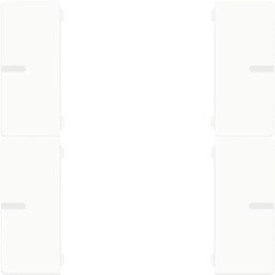 Wippenset 2-fach weiß matt zu Tastsensor ADVANCE PRO 2-/4-fach (CHPBD-08/5x)