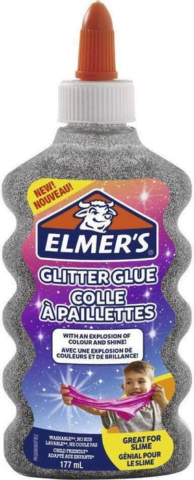 Elmer's Glitzerkleber 177ml silber