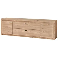 IDEAL Wohnen TV-Lowboard Winston Holzoptik Braun Eiche