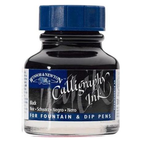 Winsor & Newton Tinte Calligraphy Ink schwarz (Schwarz, 1 Stk.) (1111030)