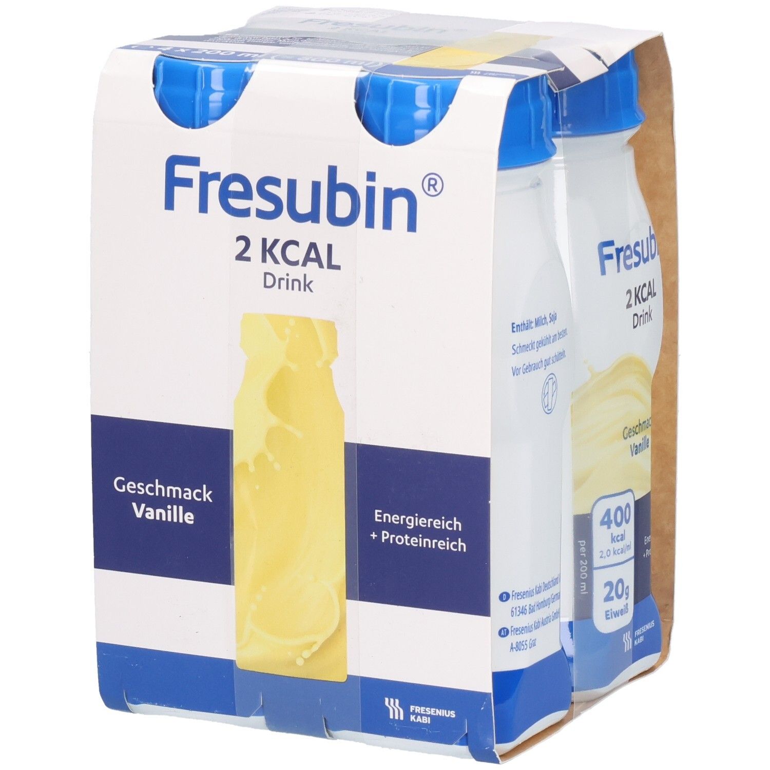 Fresubin 2 kcal Drink Vanille Trinkflasche 4x200 ml Lösung