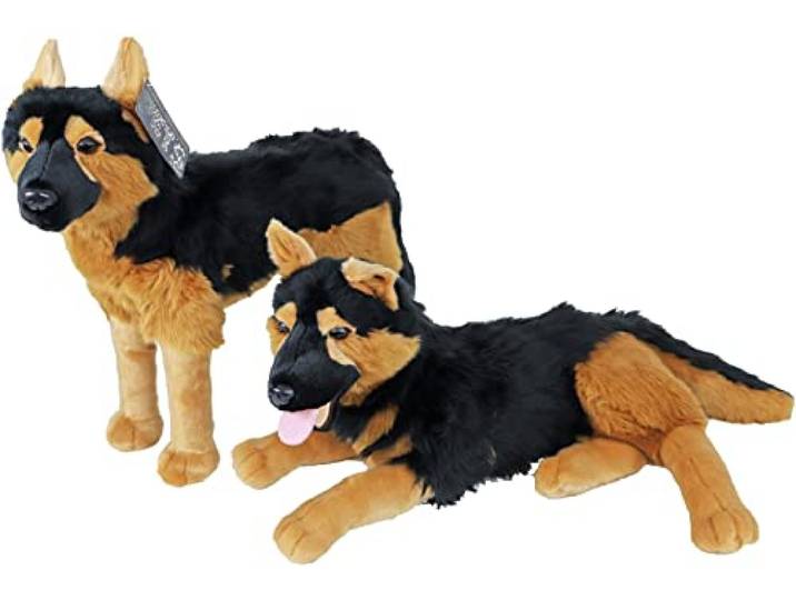 Boony Natural Decoration pluche duitse herder 53 cm staand