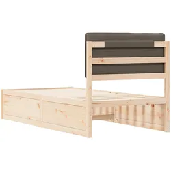 vidaXL, Bett, Holzbett (90 x 200 cm)