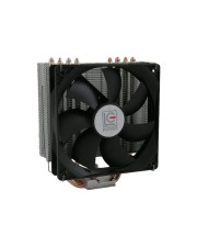 LC Power Cosmo Cool Prozessorkühler LGA775 Socket LGA1156 AM2 AM2+ LGA1366 AM3 LGA1155 AM3+ LGA2011 FM1 FM2 LGA1150 LGA2011-3 LGA1151 Aluminium 120 mm Schwarz/Silber (LC-CC-120)