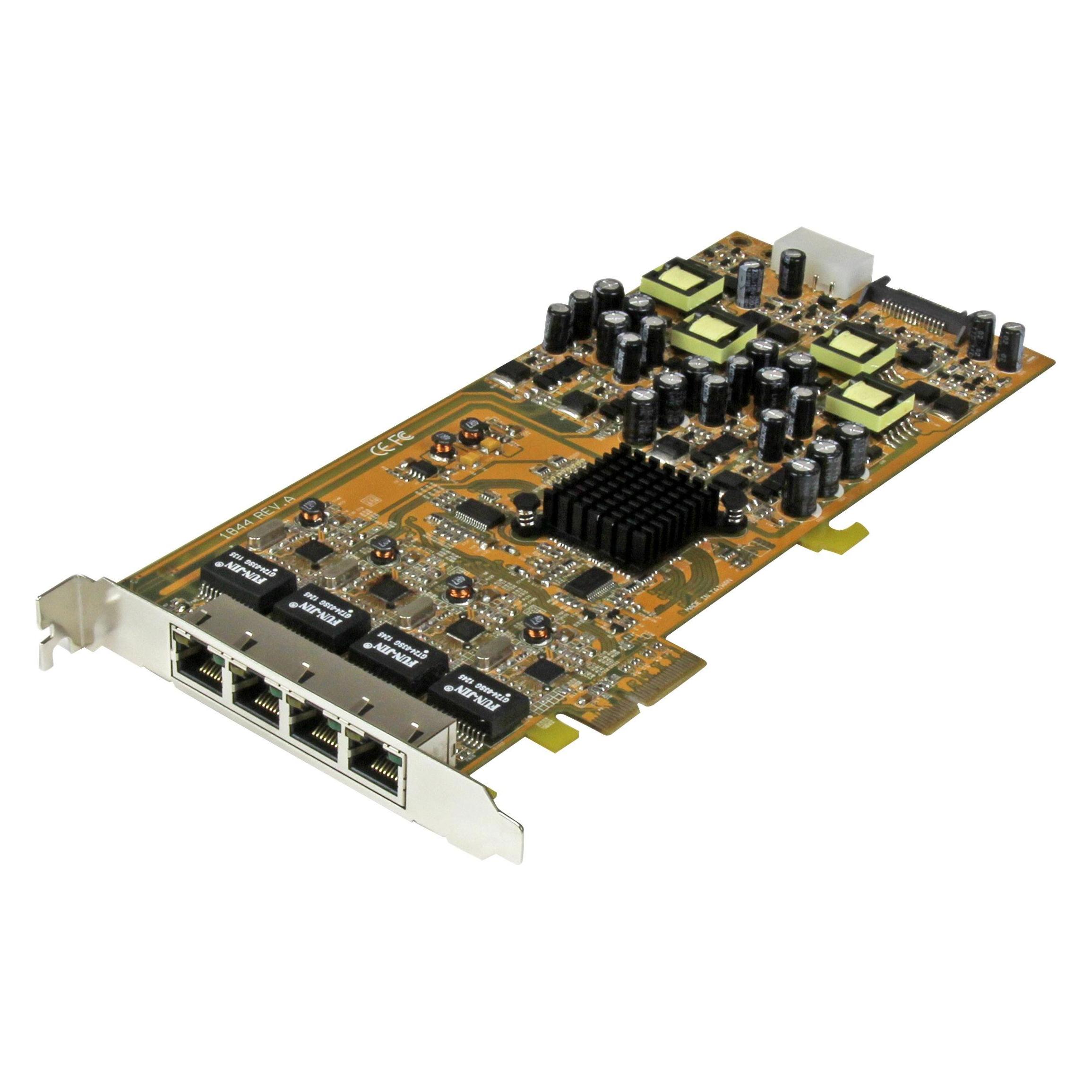 StarTech 4 Port PCIe Gigabit Network Card (Mini PCI Express) (ST4000PEXPSE)