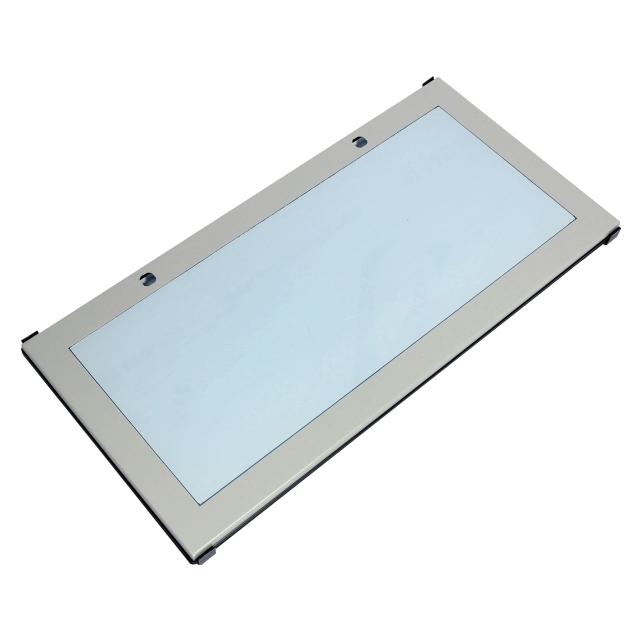 Cubic Låge med rude 2 x 4 modul, 374 x 758 mm BxH (Gehäuse) (5705100016573)
