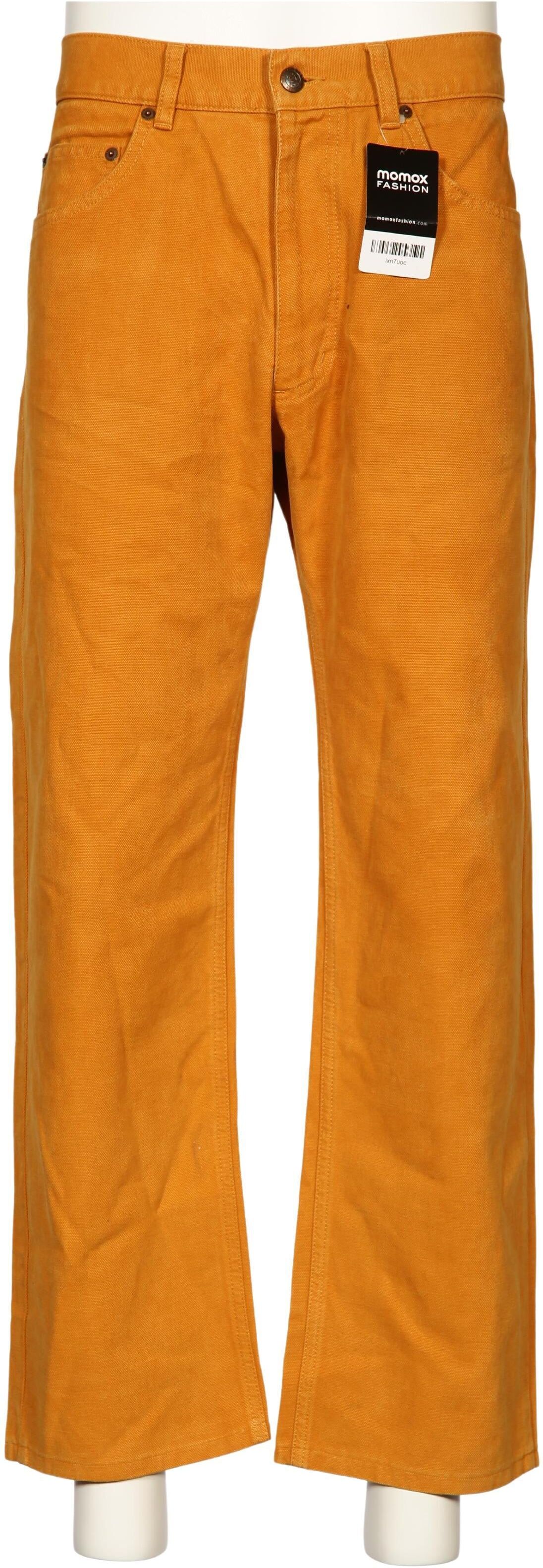 MCS Marlboro Classics Herren Jeans, Orange, Gr. W33, Baumwolle - Second Hand
