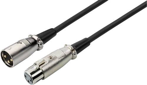 Monacor MEC-2000/SW XLR Kabel [1x XLR-Stecker - 1x XLR-Buchse] 20m Schwarz