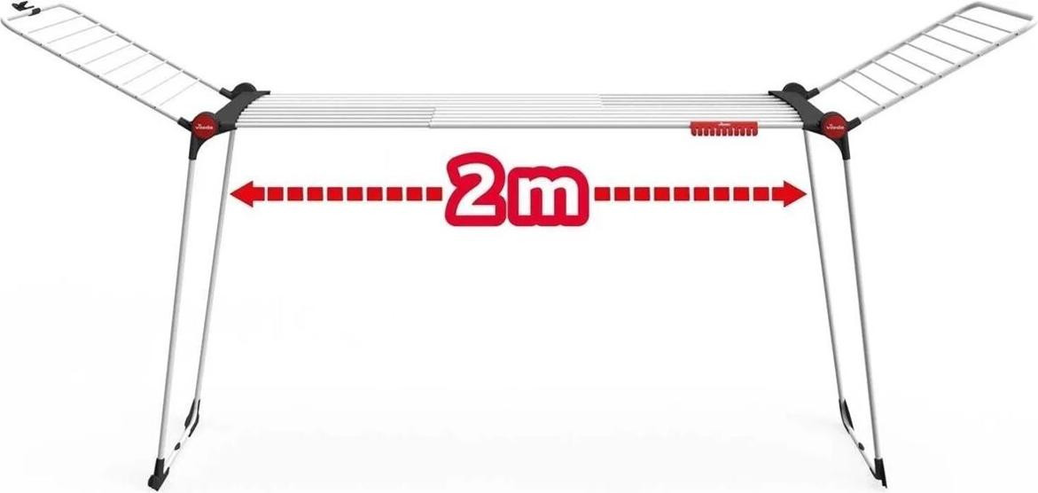 Vileda Infinity Flex wasrek XXL uitschuifbaar met uitschuifbaar middenstuk tot 2 meter