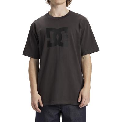 T-Shirt DC SHOES "DC Star Pigment Dye", Herren, Gr. XL, schwarz (schwarz enzyme wash), Obermaterial: 75% Baumwolle, 25% Baumwolle., Shirts T-Shirt