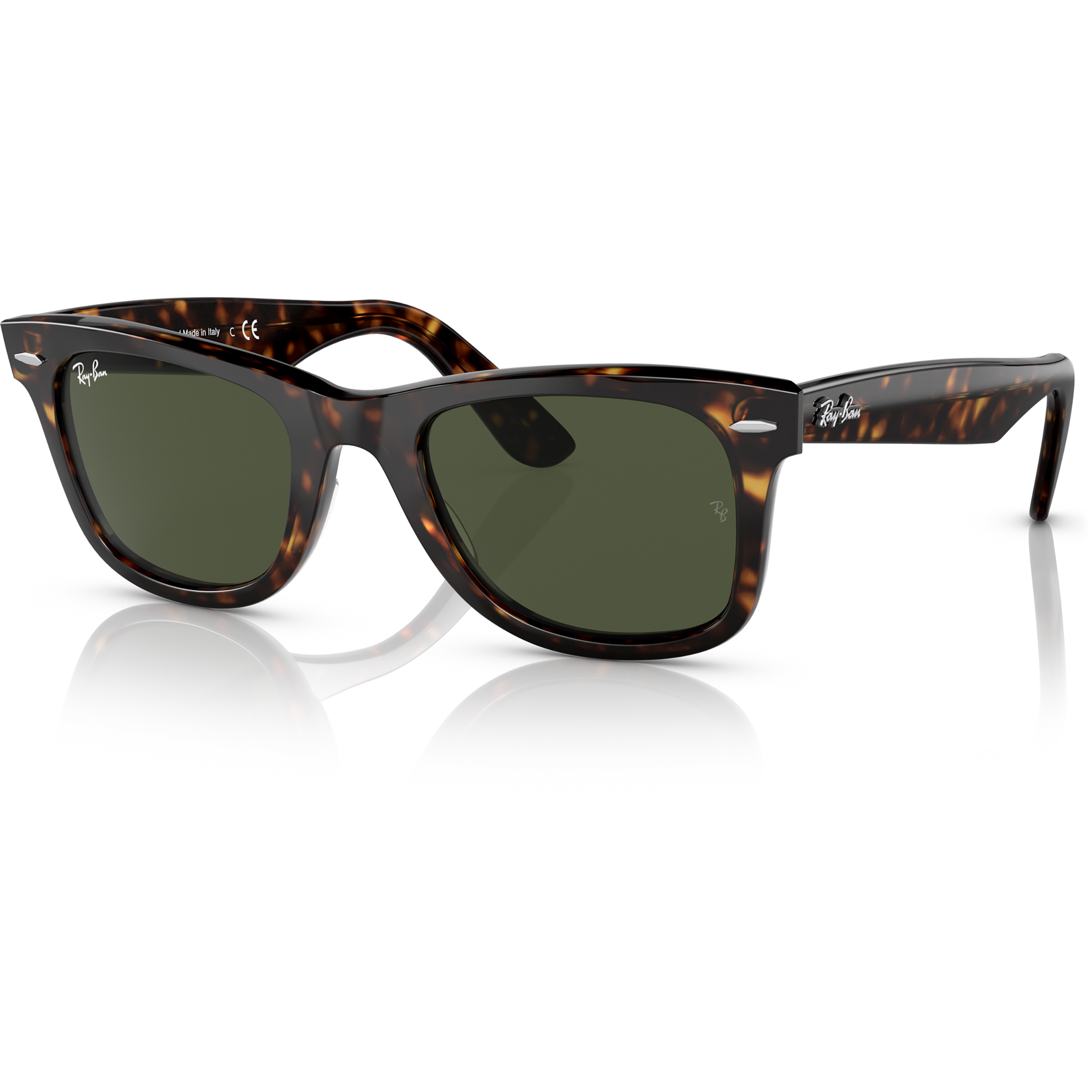 Ray Ban Wayfarer Sonnenbrille Sonnenbrillen gruen Lifestyle