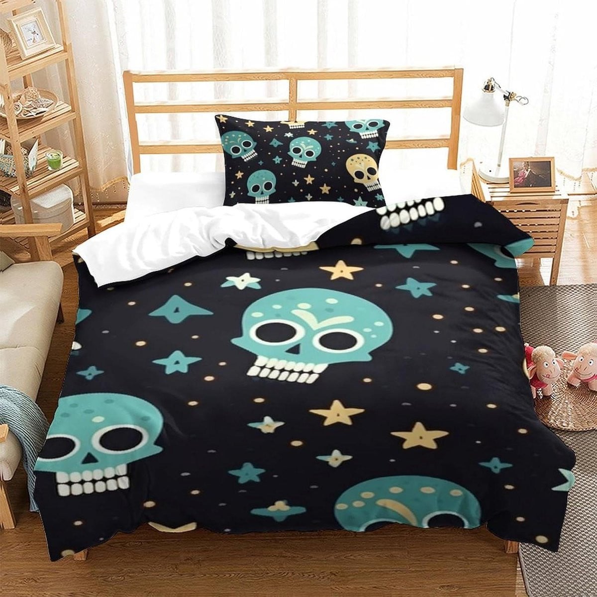 Ultrazacht microvezel dekbedovertrek set Stijl-9, 135x200 cm