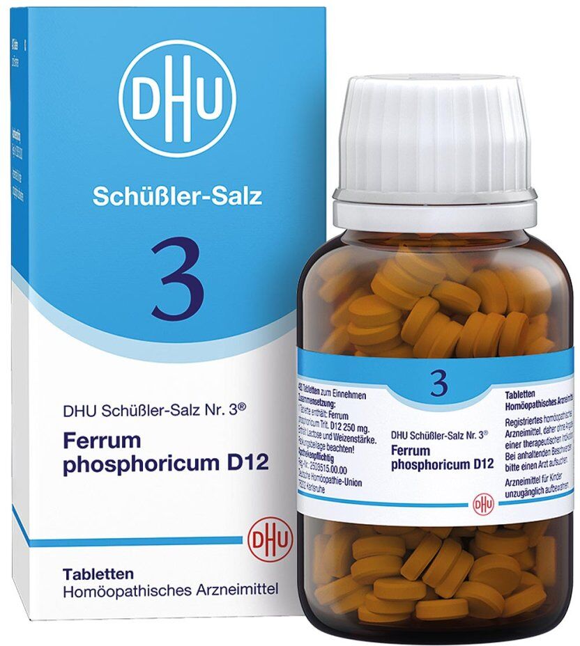 DHU Schüßler-Salz Nummer 3 Ferrum phosphoricum D12 Tabletten