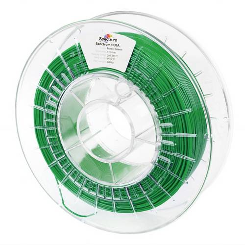 Spectrum Filaments 81680 Filament PEBA flexibel, chemisch beständig 1.75mm 800g forest green, Waldgrün, Grün 1St.