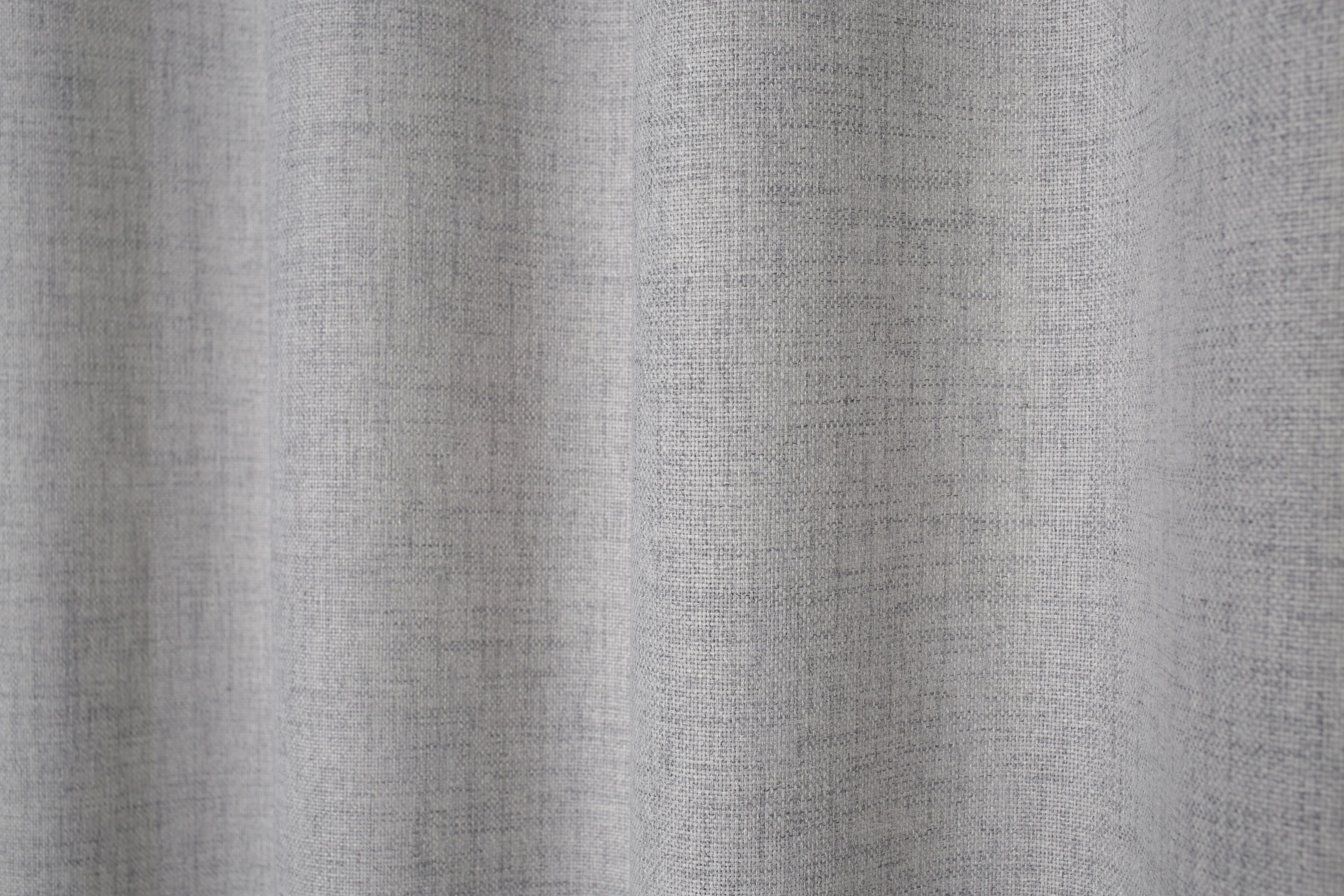 Gardine HOME WOHNIDEEN "LINORA, 1 Stück, Ösen, blickdicht, Leinenstruktur", grau, B:140cm H:175cm, Polyester, Gardinen, Gardine, DEKO, LEINENSTRUKTUR, UNI, ÖSEN