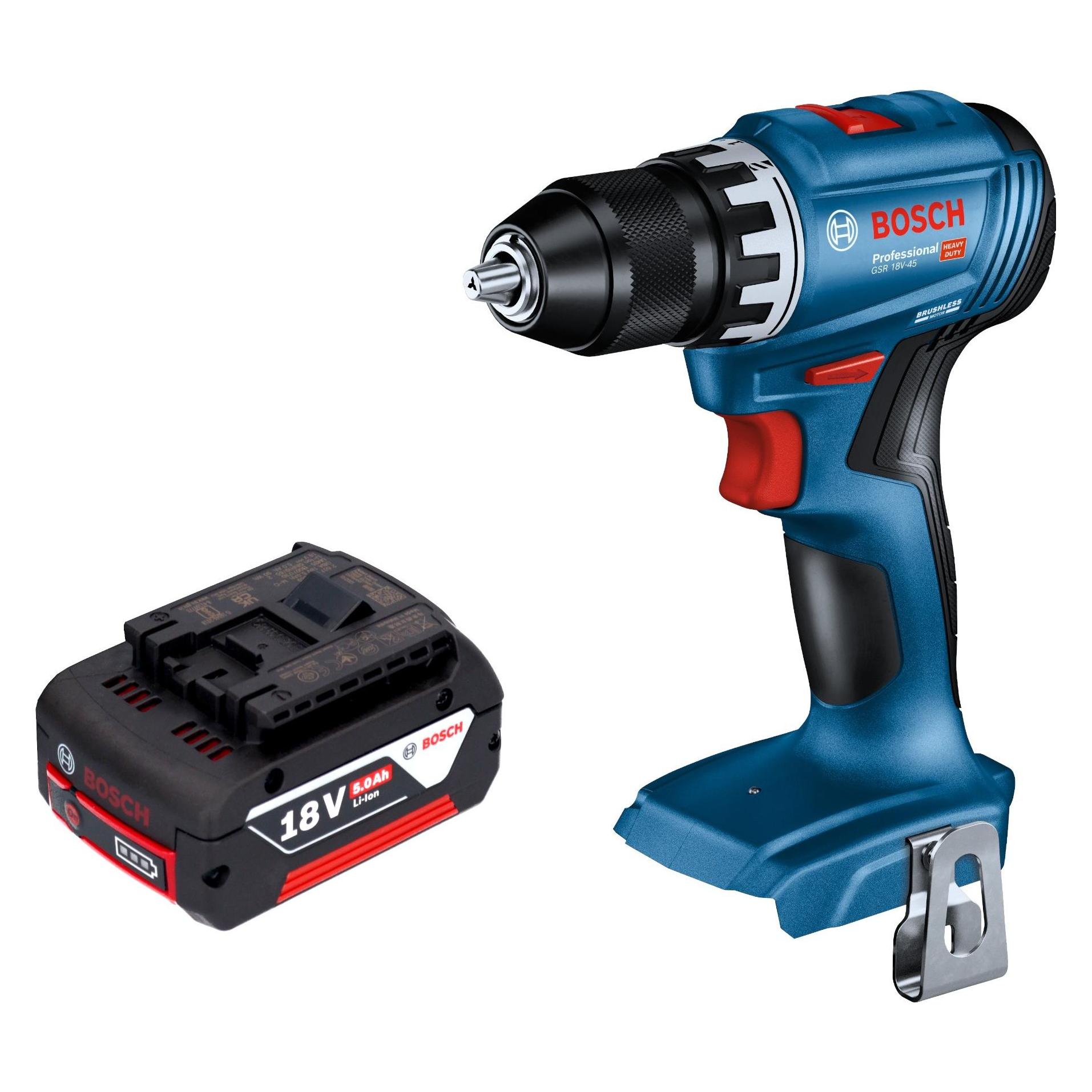Bosch Professional GSR 18V-45 (Bohrschrauber) (06019K3200)