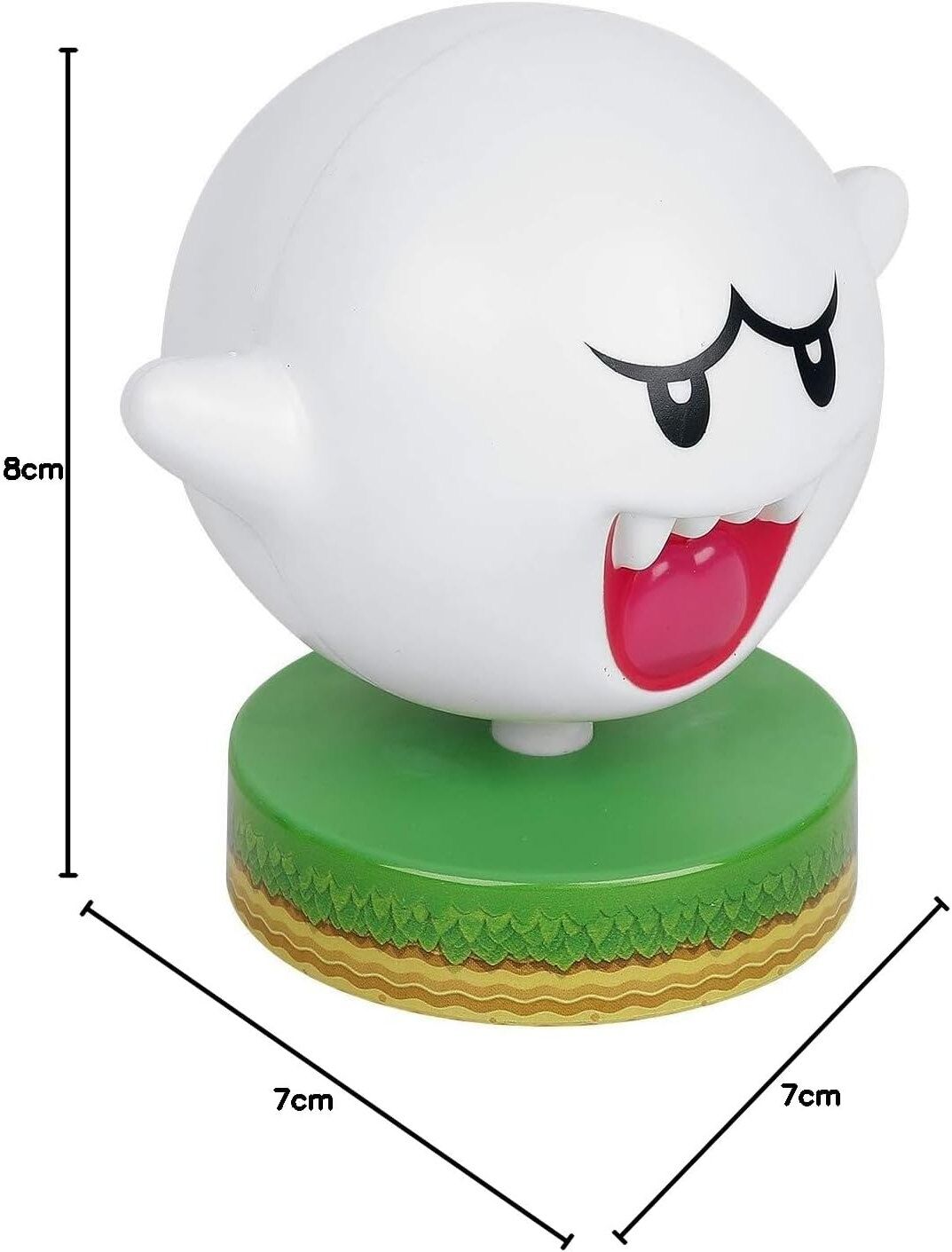 Paladone Products Ltd Paladone Super Mario Boo Icon Light V3 - Official Nintendo Licensed Decorative Light - 11 cm Tall